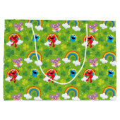 Sesamstraat Shamrock en Rainbow Pattern Groot Cadeauzakje (Achterkant)