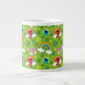 Sesamstraat Shamrock en Rainbow Pattern Grote Koffiekop (Voorkant)