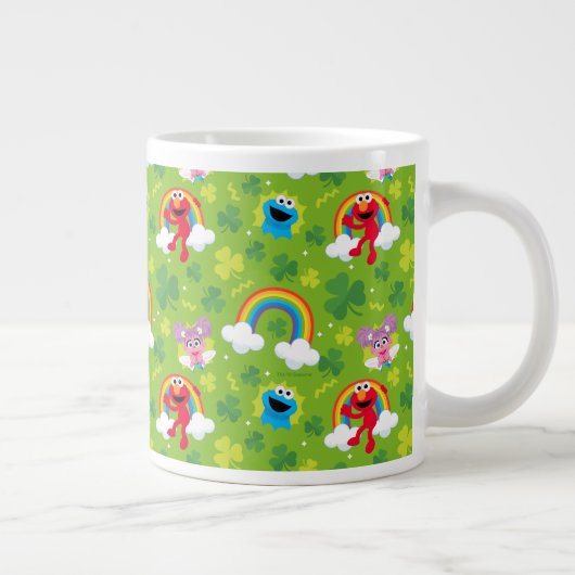 Sesamstraat Shamrock en Rainbow Pattern Grote Koffiekop (Rechts)
