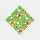 Sesamstraat Shamrock en Rainbow Pattern Servet (Hoek)