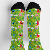 Sesamstraat Shamrock en Rainbow Pattern Sokken (Top)