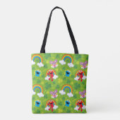 Sesamstraat Shamrock en Rainbow Pattern Tote Bag (Achterkant)