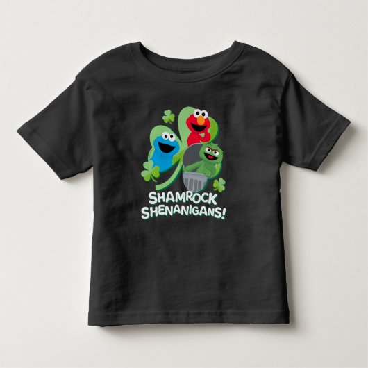 Sesamstraat | Shamrock Shenanigans! Kinder Shirts (Voorkant)