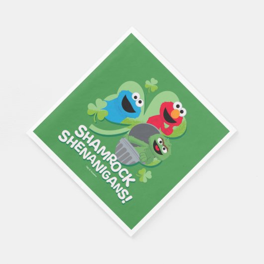 Sesamstraat | Shamrock Shenanigans! Servet (Hoek)
