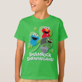 Sesamstraat | Shamrock Shenanigans! T-shirt (Voorkant)