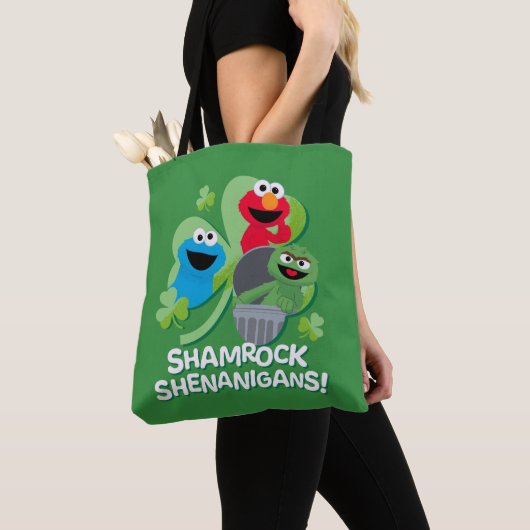 Sesamstraat | Shamrock Shenanigans! Tote Bag (Dichtbij)