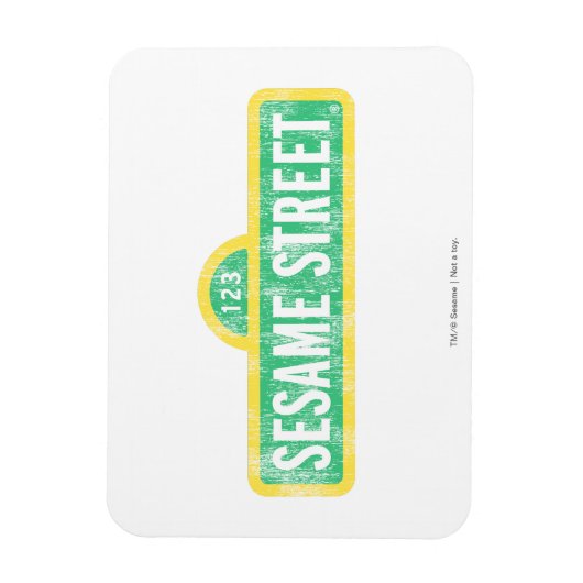Sesamstraat Sign Magneet (Verticaal)