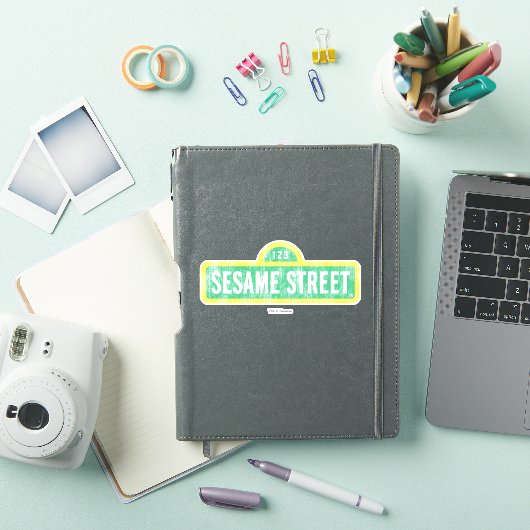 Sesamstraat Sign Sticker (iPad Cover)
