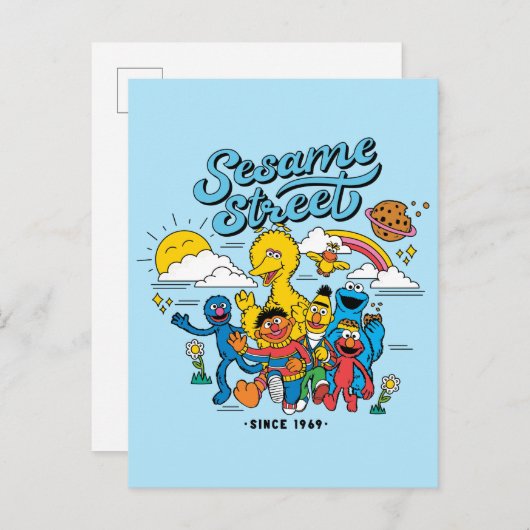 Sesamstraat | Sinds 1969 Briefkaart (Voorkant / Achterkant)