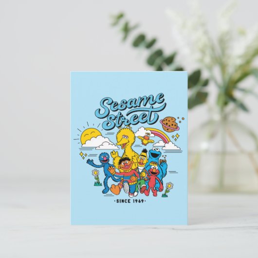 Sesamstraat | Sinds 1969 Briefkaart (Staand voorkant)