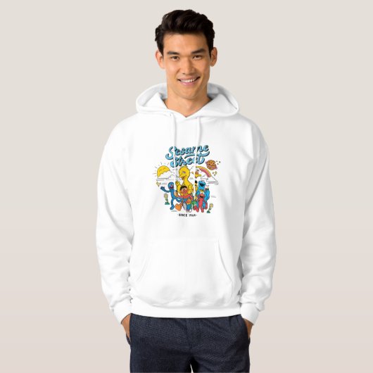 Sesamstraat | Sinds 1969 Hoodie (Voorkant volledig)