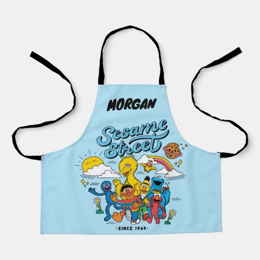 Sesamstraat | Sinds 1969 | Naam toevoegen Schort (Voorkant)