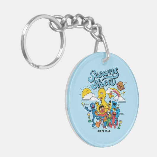Sesamstraat | Sinds 1969 Sleutelhanger (Voorkant Links)