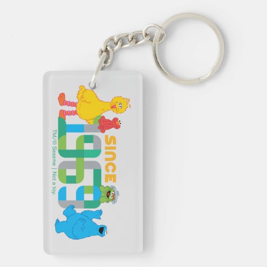 Sesamstraat | Sinds 1969 Sleutelhanger (achterkant)