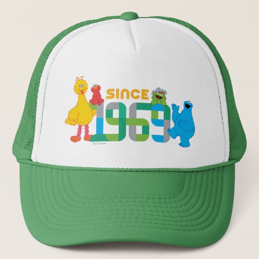 Sesamstraat | Sinds 1969 Trucker Pet (Voorkant)