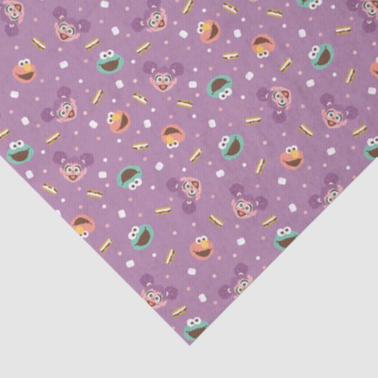 Sesamstraat | S'mores Pattern Tissuepapier (Detail)