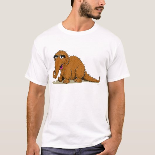 Sesamstraat Snuffleupagus Tri-Blend Shirt (Voorkant)