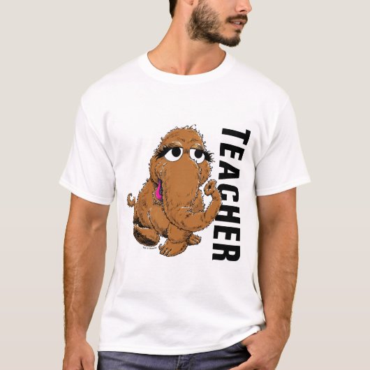Sesamstraat |  Snuffy Teacher T-shirt (Voorkant)