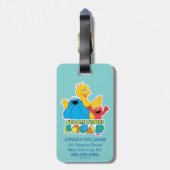 Sesamstraat Squad Bagagelabel (Achterkant verticaal)