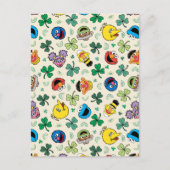 Sesamstraat St. Patrick's Day Patroon Briefkaart (Voorkant)