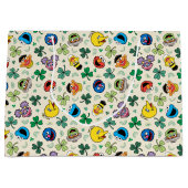 Sesamstraat St. Patrick's Day Patroon Groot Cadeauzakje (Voorkant)