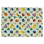 Sesamstraat St. Patrick's Day Patroon Groot Cadeauzakje (Achterkant)