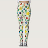 Sesamstraat St. Patrick's Day Patroon Leggings (Voorkant)