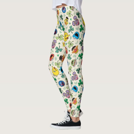 Sesamstraat St. Patrick's Day Patroon Leggings (Links)
