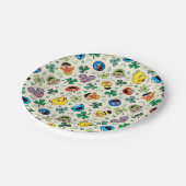 Sesamstraat St. Patrick's Day Patroon Papieren Bordje (Gekanteld)