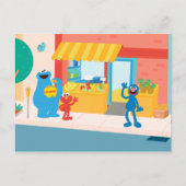 Sesamstraat | Straatscène Briefkaart (Voorkant)