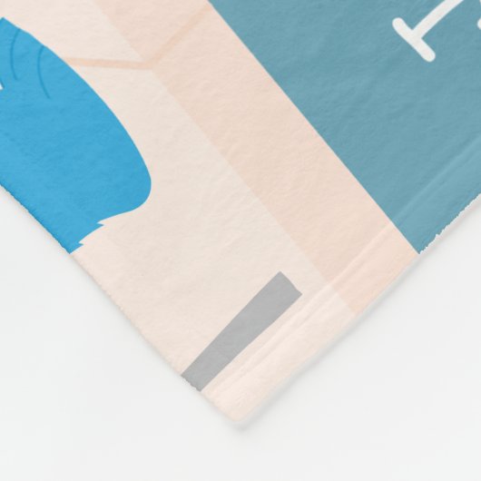 Sesamstraat | Straatscène Fleece Deken (Hoek)