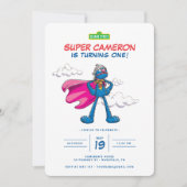 Sesamstraat | Super Grover Birthday Kaart (Voorkant)