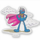 Sesamstraat Super Grover Sticker (Voorkant)