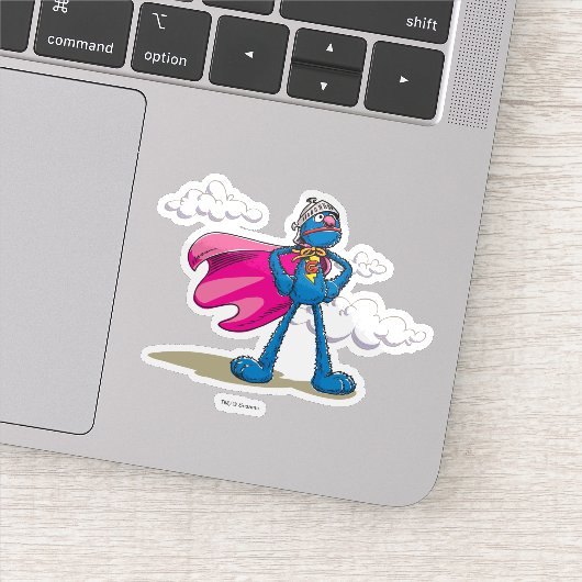 Sesamstraat Super Grover Sticker (Detail)