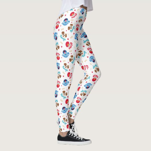 Sesamstraat | Tango, Elmo en Grover Pattern Leggings (Rechts)