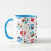 Sesamstraat | Tango, Elmo en Grover Pattern Mok (Links)