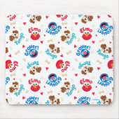Sesamstraat | Tango, Elmo en Grover Pattern Muismat (Voorkant)