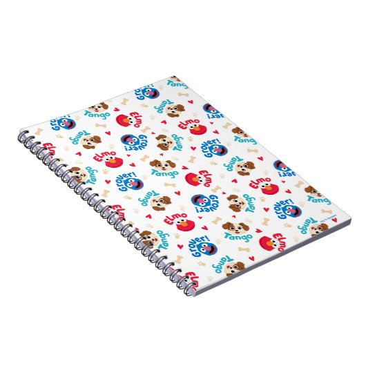 Sesamstraat | Tango, Elmo en Grover Pattern Notitieboek (Rechterzijde)