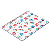 Sesamstraat | Tango, Elmo en Grover Pattern Notitieboek (Linkerzijde)
