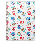 Sesamstraat | Tango, Elmo en Grover Pattern Notitieboek (Voorkant)