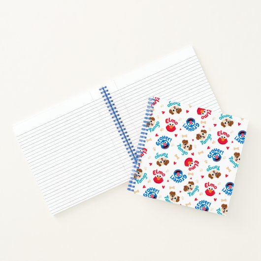 Sesamstraat | Tango, Elmo en Grover Pattern Notitieboek (Binnen)