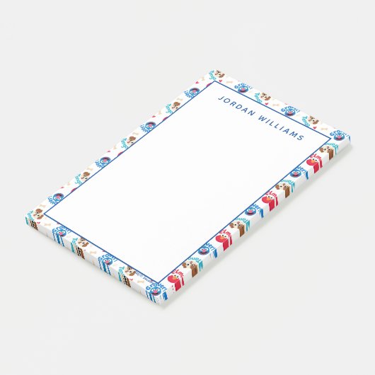 Sesamstraat | Tango, Elmo en Grover Pattern Post-it® Notes (Schuin)