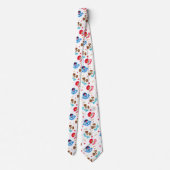 Sesamstraat | Tango, Elmo en Grover Pattern Stropdas (Achterkant)