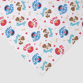 Sesamstraat | Tango, Elmo en Grover Pattern Tissuepapier (Detail)