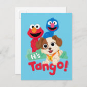 Sesamstraat | Tango met Elmo & Grover Briefkaart (Voorkant / Achterkant)