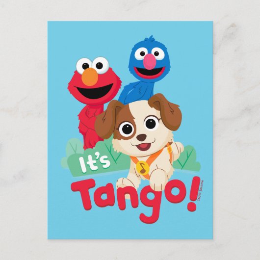 Sesamstraat | Tango met Elmo & Grover Briefkaart (Voorkant)