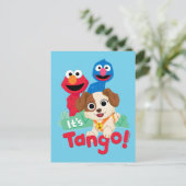 Sesamstraat | Tango met Elmo & Grover Briefkaart (Staand voorkant)