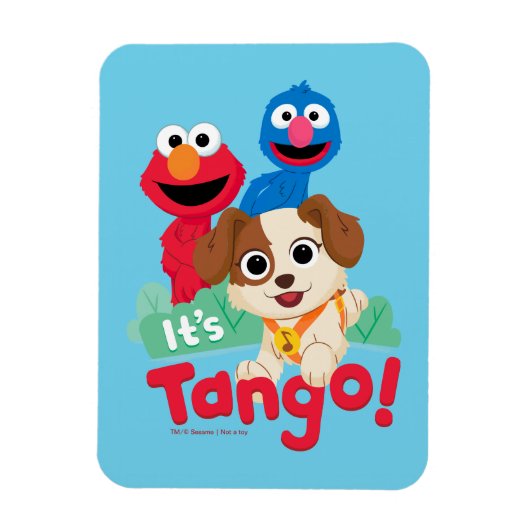 Sesamstraat | Tango met Elmo & Grover Magneet (Verticaal)