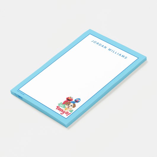 Sesamstraat | Tango met Elmo & Grover Post-it® Notes (Schuin)
