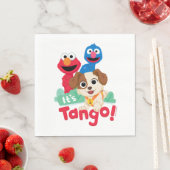Sesamstraat | Tango met Elmo & Grover Servet (Insitu)
